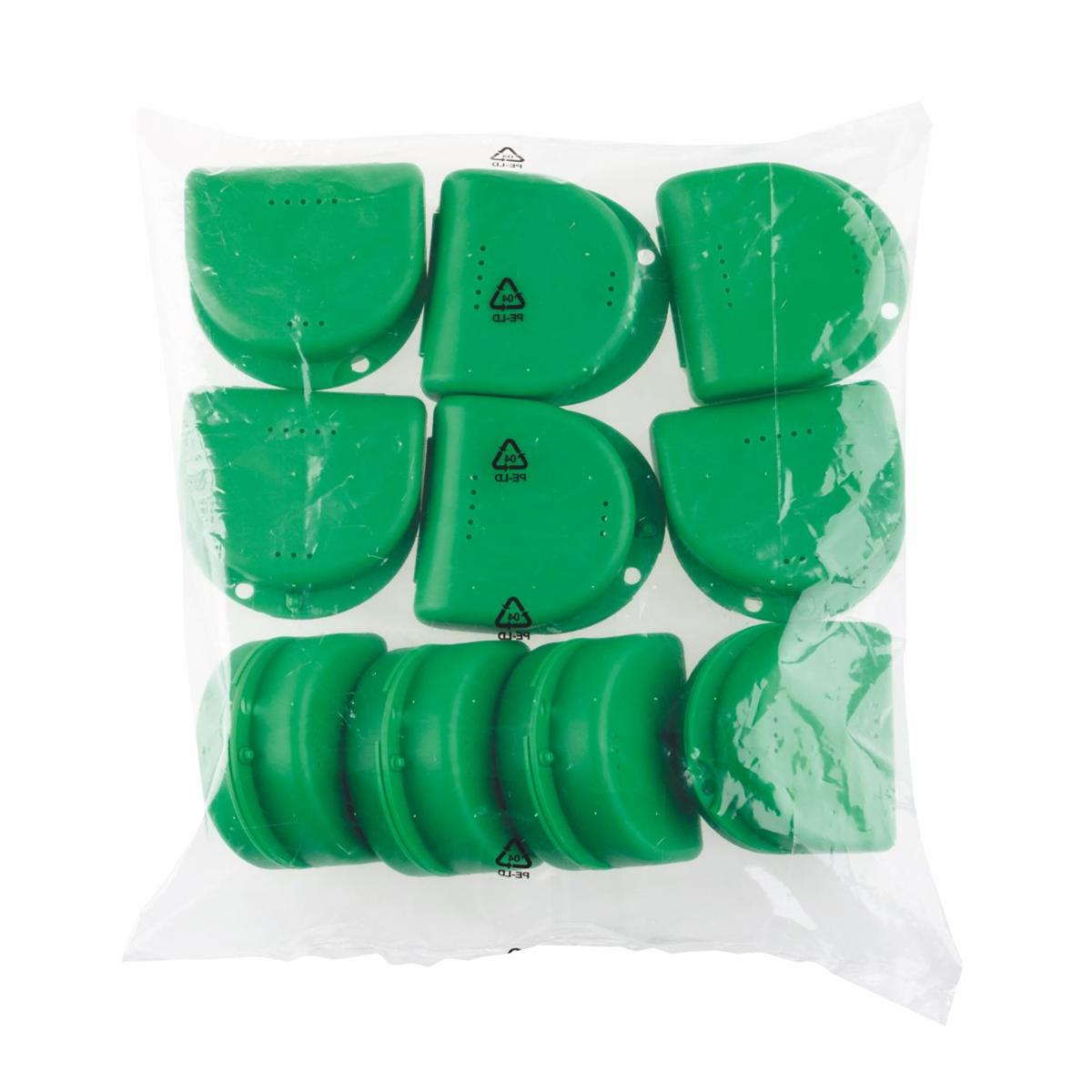 Denture Container Green 10pk