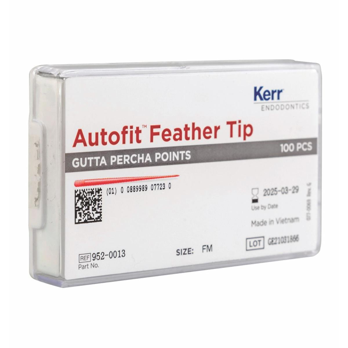 Autofit Feathered Tip GP Points Fine/Medium 100pk