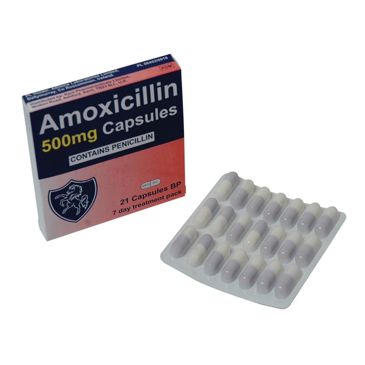 Amoxicillin Caps 500mg 21pk