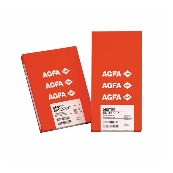 Agfa Ortholux Green Sensitive Film 18x24cm 100pk
