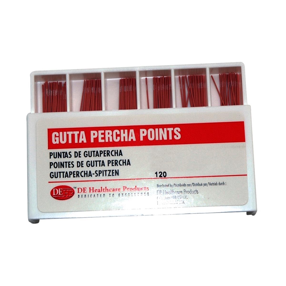 DEHP Gutta Percha Points Assorted 15-40 120pk