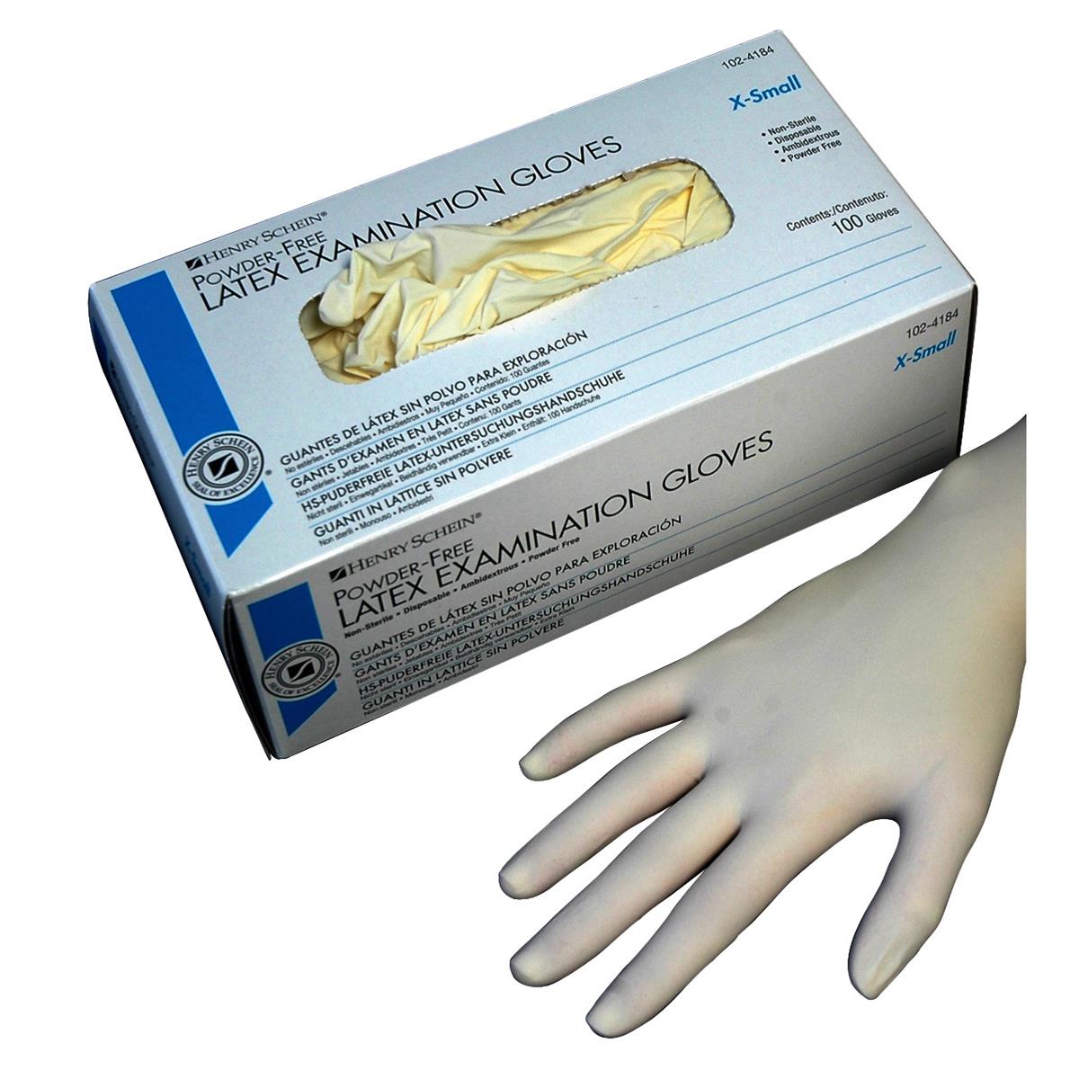 Criterion Gloves Latex Powder-Free Extra Small 100pk