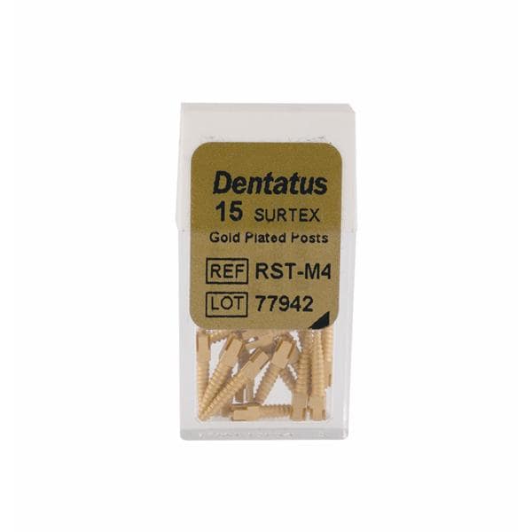 Dentatus Gold Post Size 4 Medium 15pk