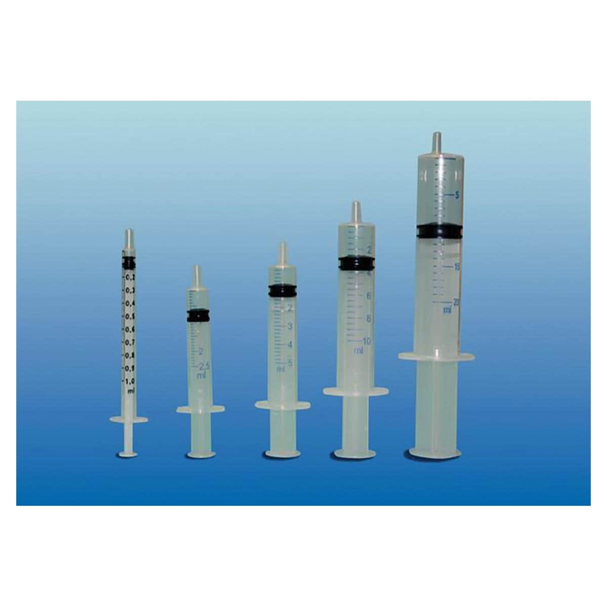 HS Disposable 3-part Syringes Luer Centre 3ml 100pk