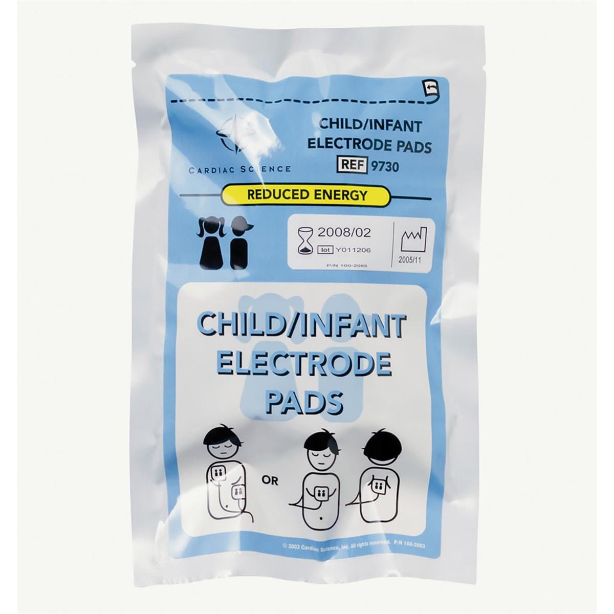 Powerheart AED G3 Electrode Pads Paediatric