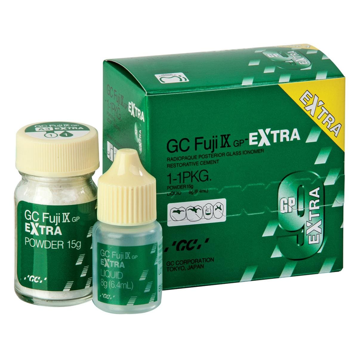 Fuji IX GP Extra 1-1 Pack A2 Powder & Liquid