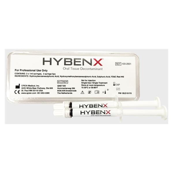 HYBENX Anti Biofilm Tissue Treatment Syr 1ml 2pk