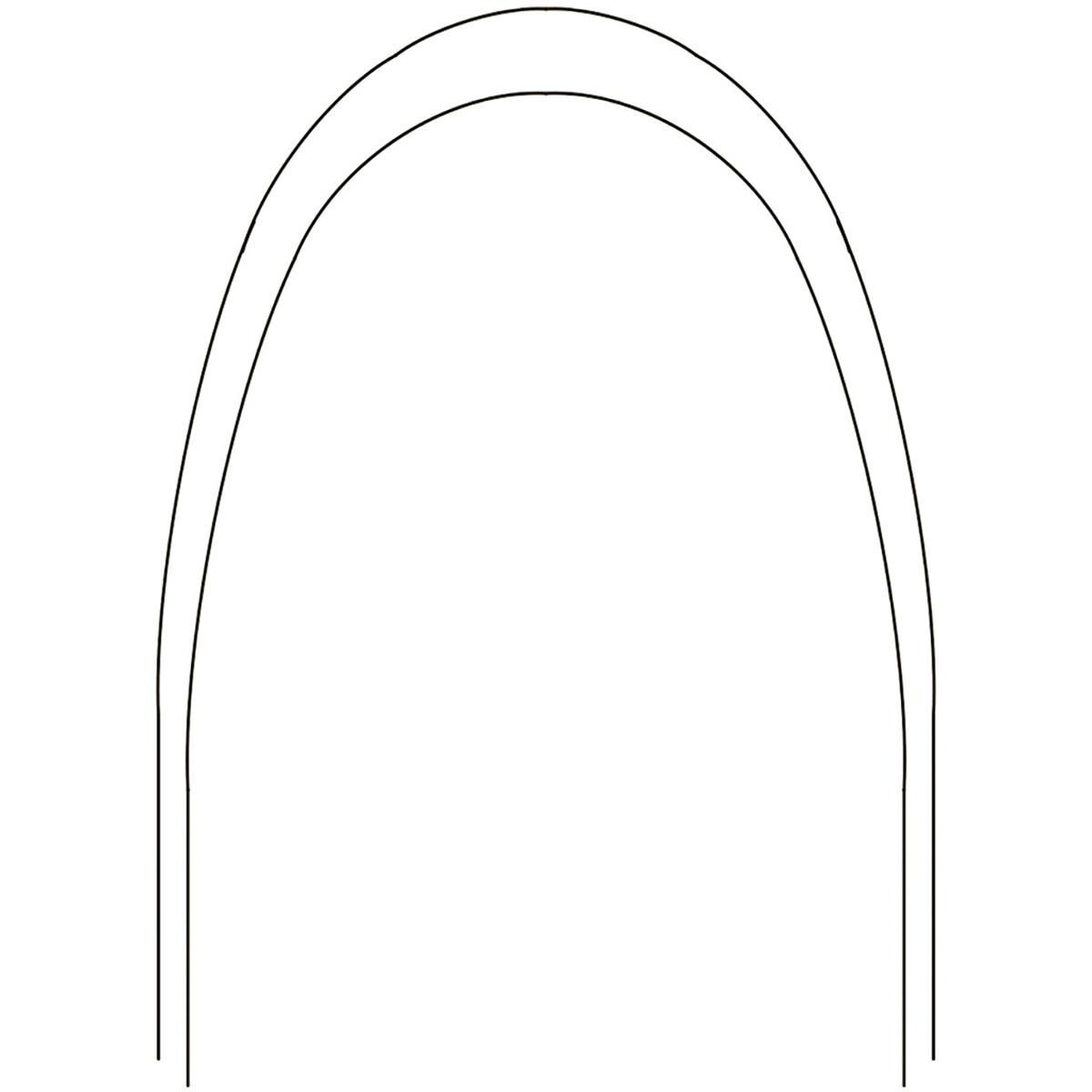 Archwire Nitanium Oval Arch Form III Shape Upper 016x016 10pk