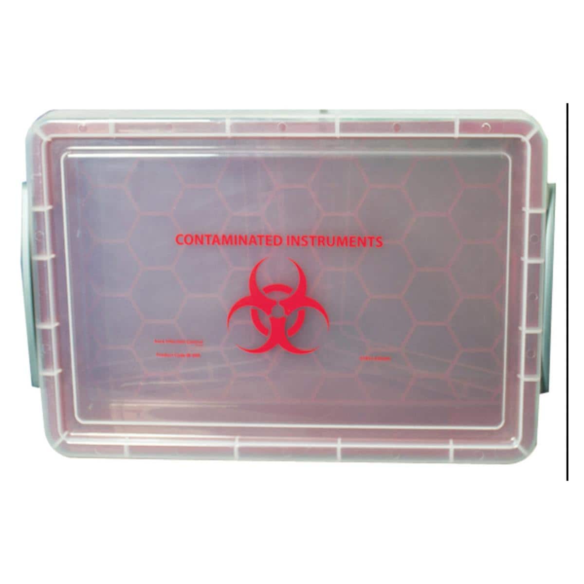 InstruBox Contaminated Instruments Red
