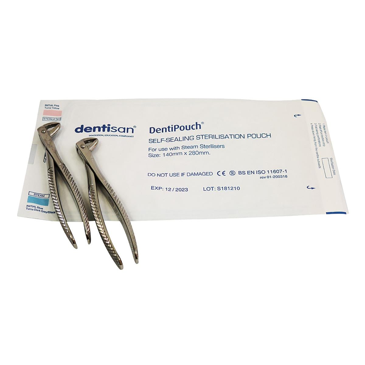 DentiPouch Self-Sealing 140 x 280mm 200pk
