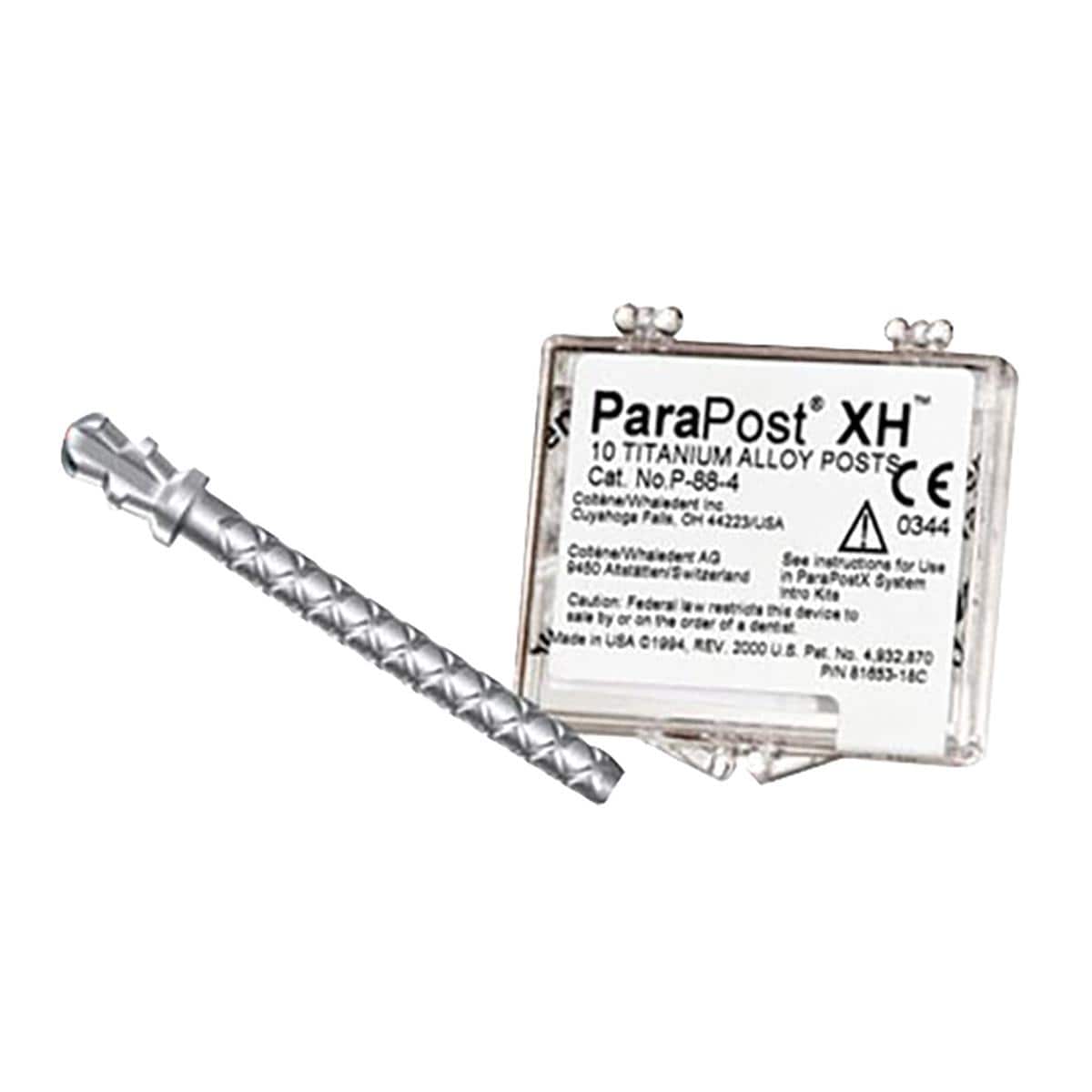 ParaPost XH Titanium Alloy Size 6 1.50mm Black 10pk