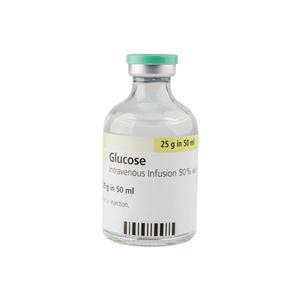 Glucose IV Inf Vial 50% BP 50ml 25pk