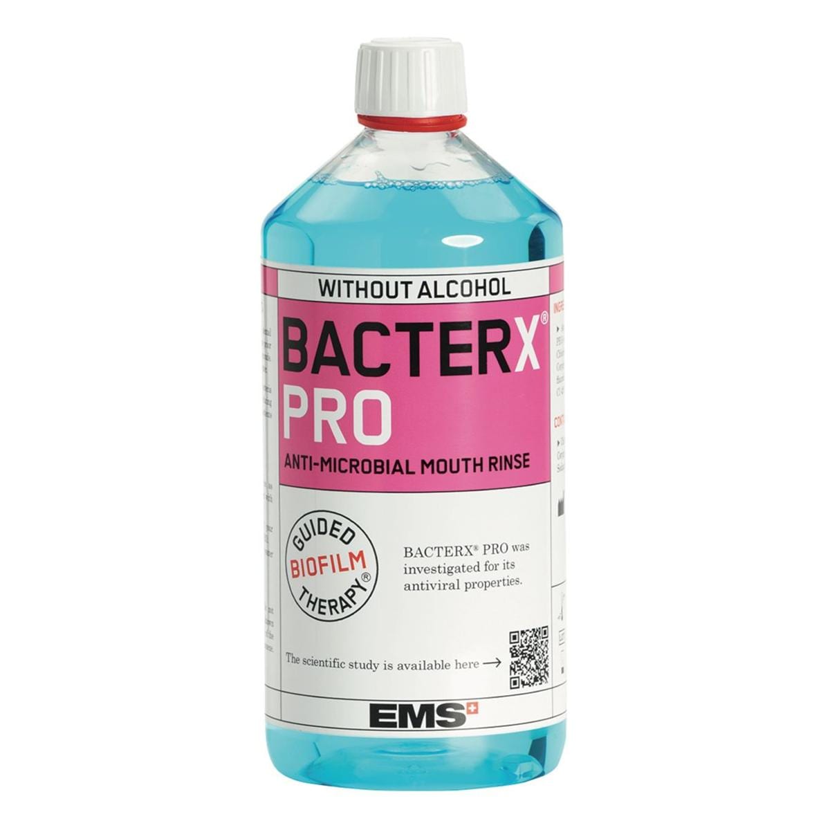 4x BacterX pro without Alcohol 1000 mL
