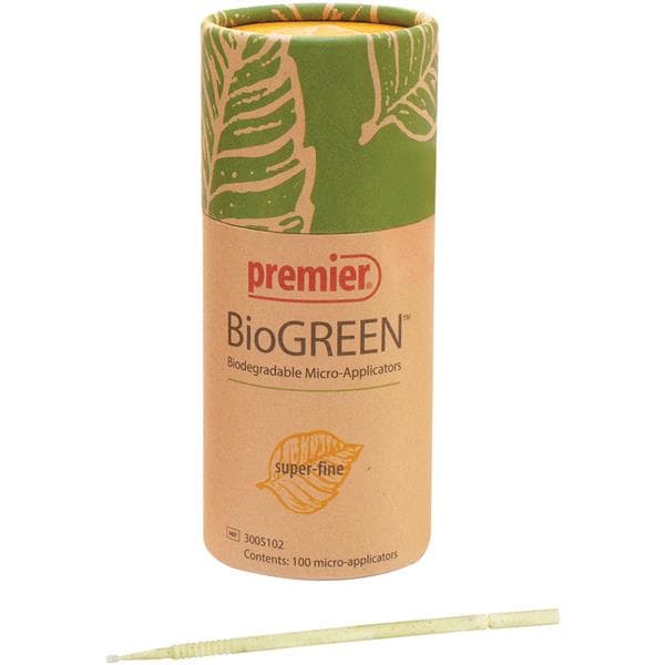 BioGREEN Biodegradable Micro App Super Fine Yellow 100pk