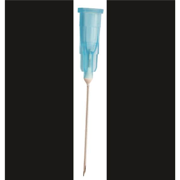 Agani Needle Hypodermic 23G x 25mm Blue 100pk