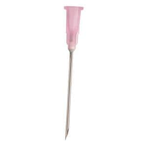 Agani Needle Hypodermic 18G x 38mm Pink 100pk