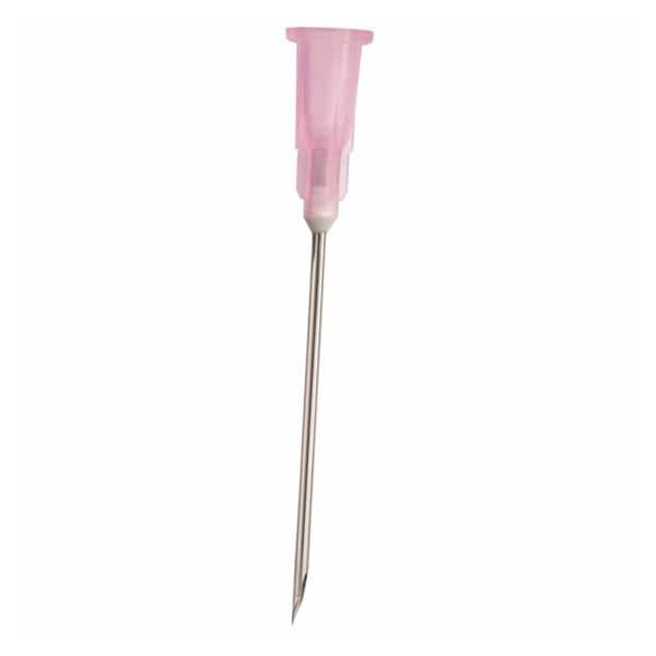 Agani Needle Hypodermic 18G x 38mm Pink 100pk